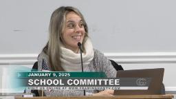 Navigate to School Committee 1-9-25